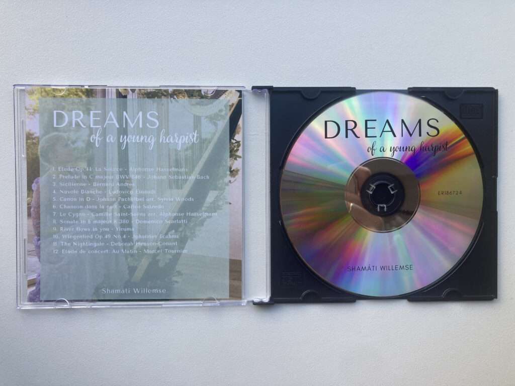 CD Dreams of a Young Harpist Shamati Willemse